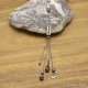 Collier Sautoir multiple Chaînes & Hématite