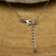 Collier Fil Inox Rhodochrosite Ronde & Coeur