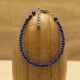 Bracelet Fil en Inox & Enfilade Pierres de Lapis-Lazuli